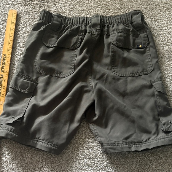 Youth Boy Scouts of America Olive Uniform Cargo Shorts - Size Large - Picture 3 of 4